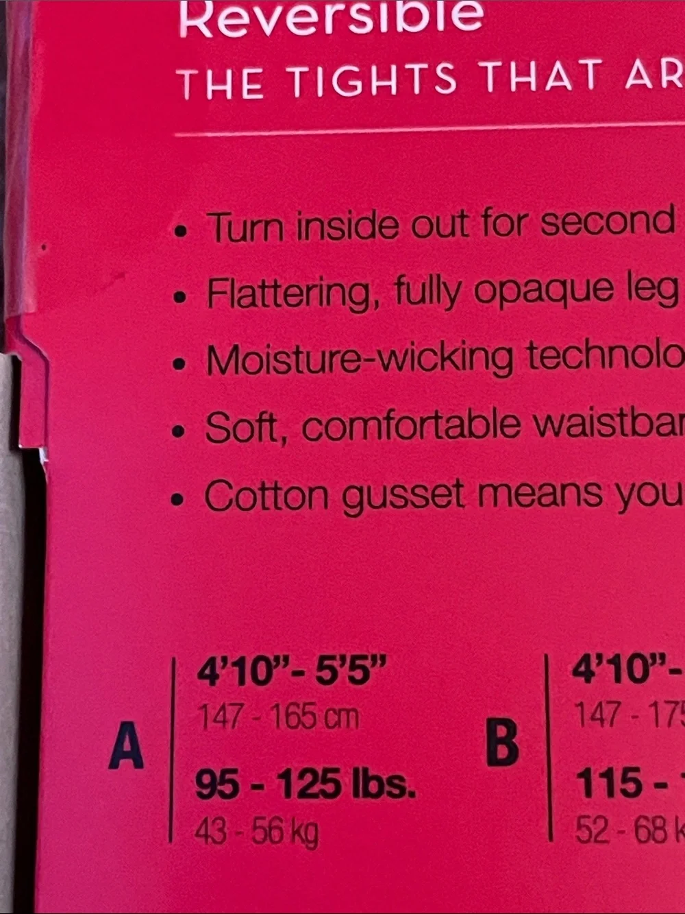 NWT Spanx Reversible Tight End Tights